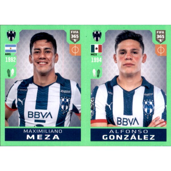 Sticker 370 - Maximiliano Meza - Alfonso Gonzalez