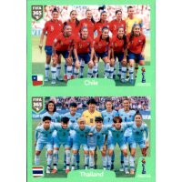 Sticker 406 - Chile - Thailand