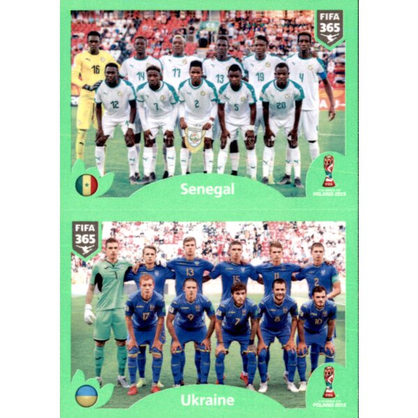 Sticker 422 - Senegal - Ukraine