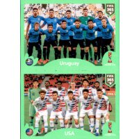 Sticker 423 - Uruguay - USA