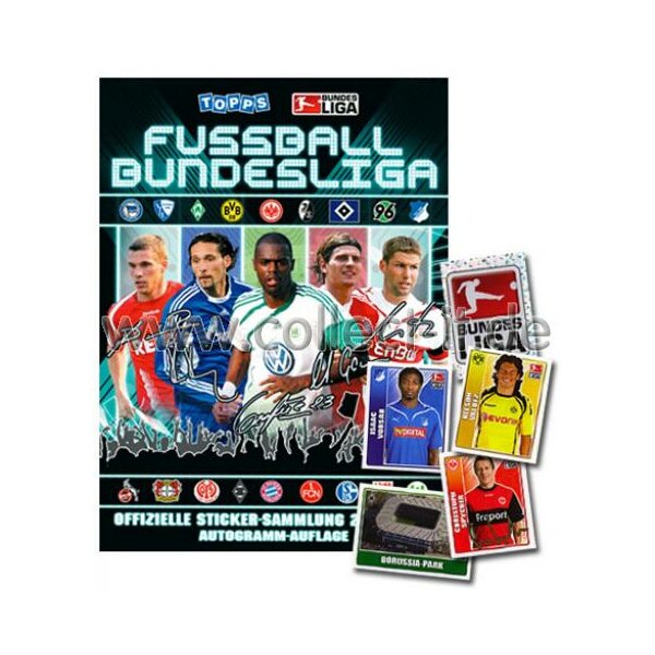 Topps Bundesliga 09/10 Sticker - Komplettsatz+Leeralbum