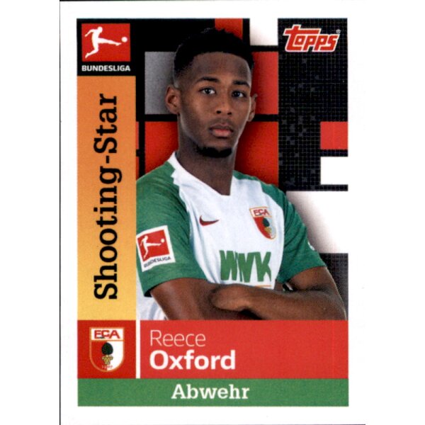 TOPPS Bundesliga 2019/2020 - Sticker 8 - Reece Oxford - Shooting-Star