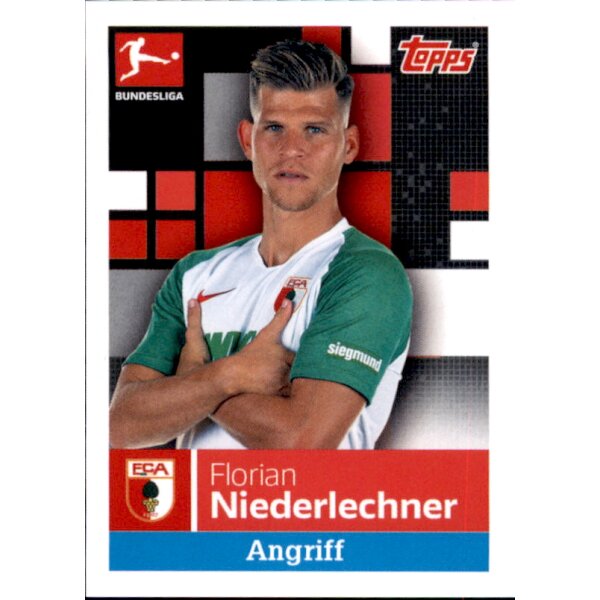 TOPPS Bundesliga 2019/2020 - Sticker 17 - Florian Niederlechner