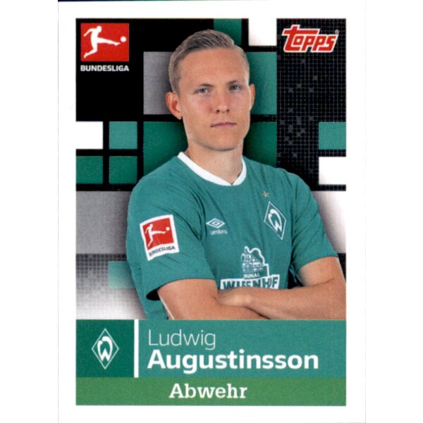 TOPPS Bundesliga 2019/2020 - Sticker 54 - Ludwig Augustinsson