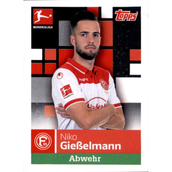 TOPPS Bundesliga 2019/2020 - Sticker 86 - Niko Gießelmann
