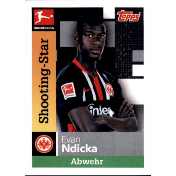 TOPPS Bundesliga 2019/2020 - Sticker 98 - Evan Ndicka - Shooting-Star