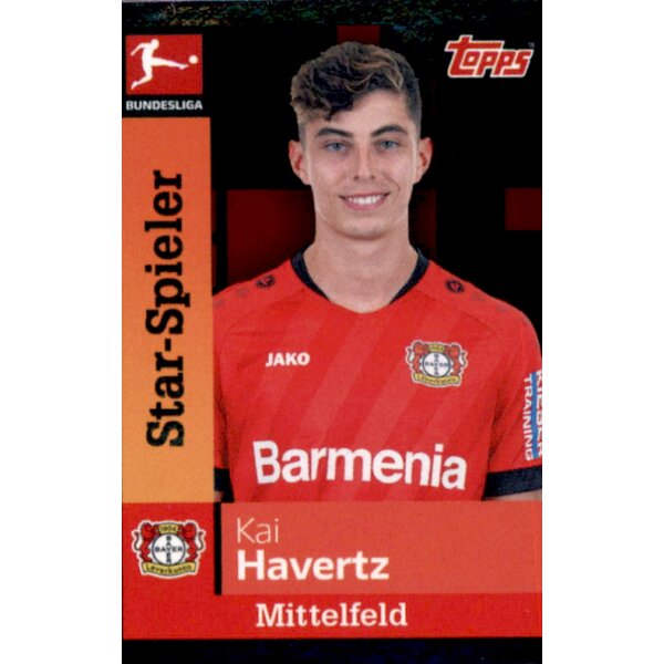 TOPPS Bundesliga 2019/2020 - Sticker 178 - Kai Havertz - Star-Spieler