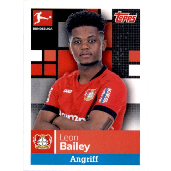 TOPPS Bundesliga 2019/2020 - Sticker 181 - Leon Bailey