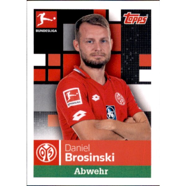 TOPPS Bundesliga 2019/2020 - Sticker 186 - Daniel Brosinski