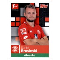 TOPPS Bundesliga 2019/2020 - Sticker 186 - Daniel Brosinski