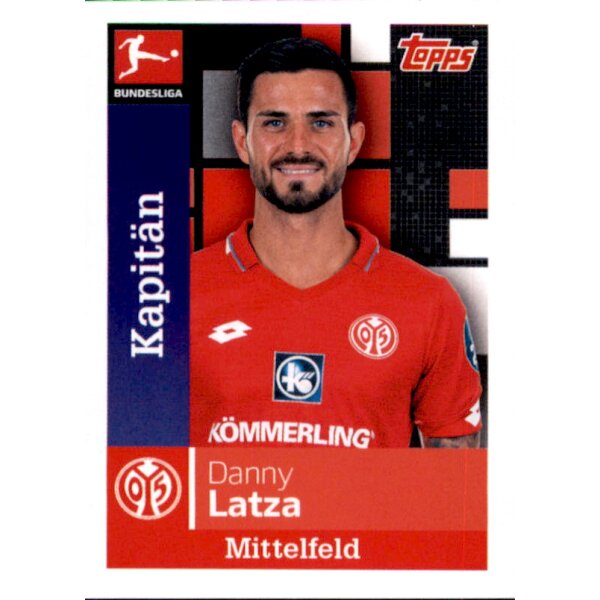 TOPPS Bundesliga 2019/2020 - Sticker 191 - Danny Latza - Kapitän