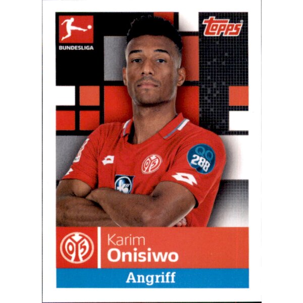 TOPPS Bundesliga 2019/2020 - Sticker 195 - Karim Onisiwo