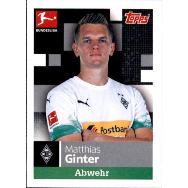 TOPPS Bundesliga 2019/2020 - Sticker 202 - Matthias Ginter