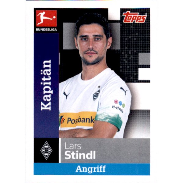 TOPPS Bundesliga 2019/2020 - Sticker 210 - Lars Stindl - Kapitän