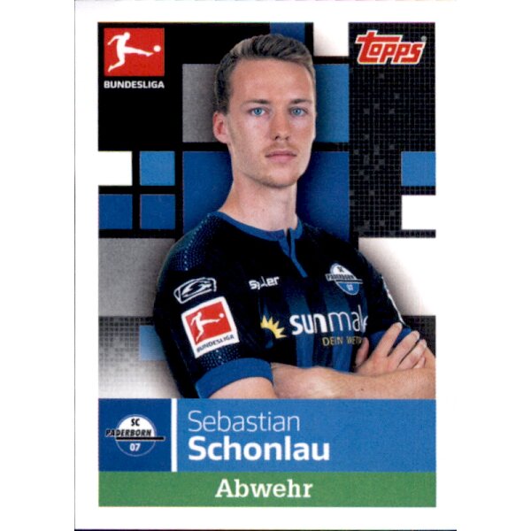 TOPPS Bundesliga 2019/2020 - Sticker 235 - Sebastian Schonlau