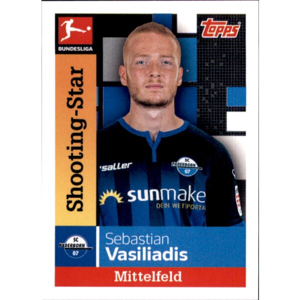 TOPPS Bundesliga 2019/2020 - Sticker 238 - Sebastian Vasiliadis - Shooting-Star