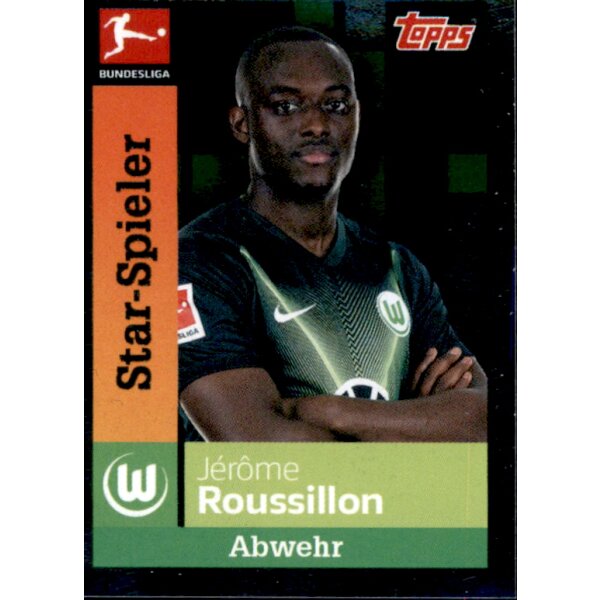 TOPPS Bundesliga 2019/2020 - Sticker 265 - Jerome Roussillion - Star-Spieler