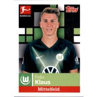 TOPPS Bundesliga 2019/2020 - Sticker 269 - Felix Klaus