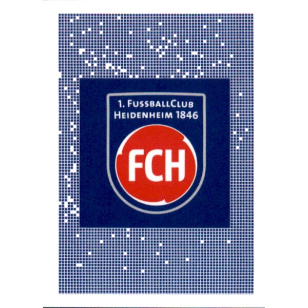 TOPPS Bundesliga 2019/2020 - Sticker 286 - Logo 1.FC Heidenheim 1946