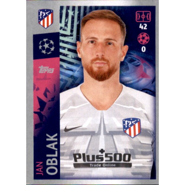 Sticker 26 - Jan Oblak - Atletico Madrid