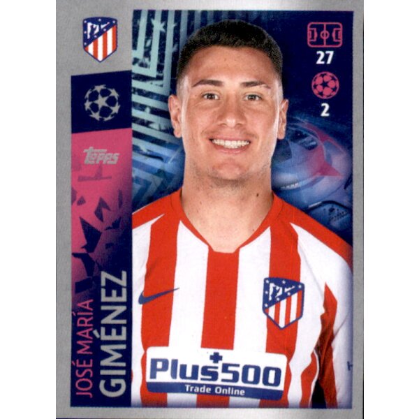 Sticker 30 - Jose Maria Gimenez - Atletico Madrid