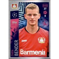 Sticker 66 - Sven Bender - Bayer 04 Leverkusen