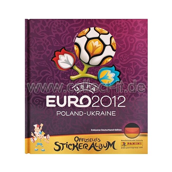 Panini EM 2012 - Sticker - Album in BUCHFORM