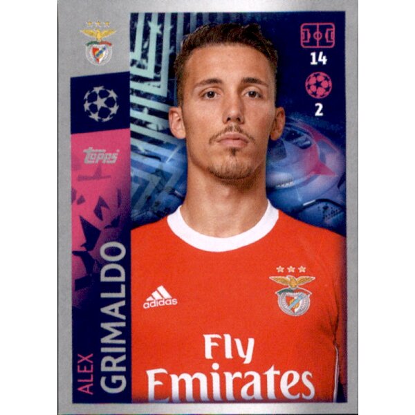 Sticker 105 - Alex Grimaldo - Benfica Lissabon