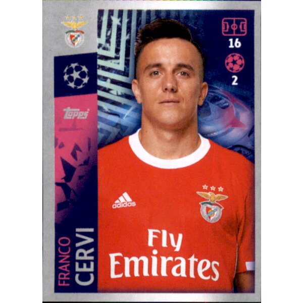 Sticker 115 - Franco Cervi - Benfica Lissabon