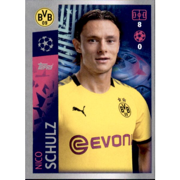 Sticker 122 - Niko Schultz - Borussia Dortmund