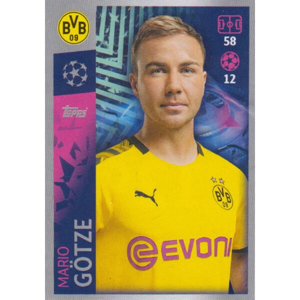 Sticker 129 - Mario Götze - Borussia Dortmund