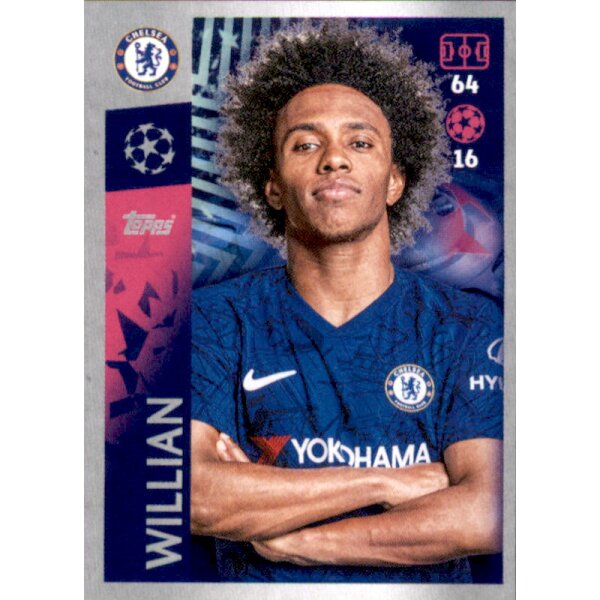 Sticker 154 - Willian - Chelsea London