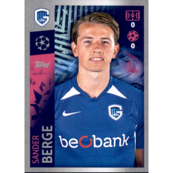 Sticker 184 - Sander Berge - KRC Genk