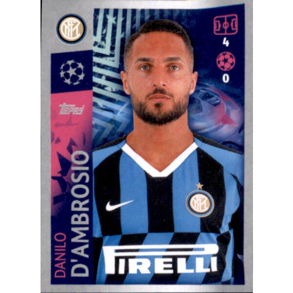 Sticker 200 - Danilo DAmbrosio - Inter Mailand