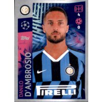 Sticker 200 - Danilo DAmbrosio - Inter Mailand