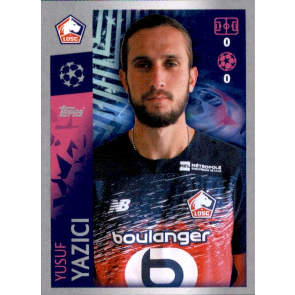 Sticker 262 - Yusuf Yazici - LOSC Lille Metropole