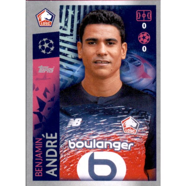 Sticker 263 - Benjamn Andre - LOSC Lille Metropole