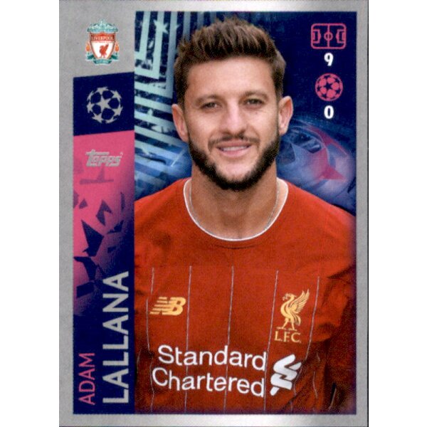 Sticker 284 - Adam Lallana - FC Liverpool