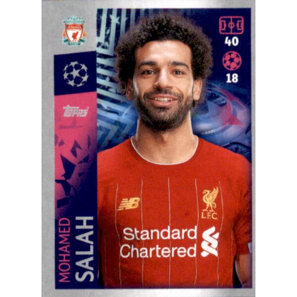 Sticker 286 - Mohamed Salah - FC Liverpool