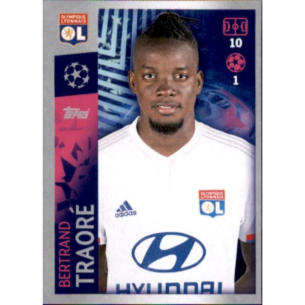 Sticker 325 - Bertrand Traore - Olympique Lyonnais