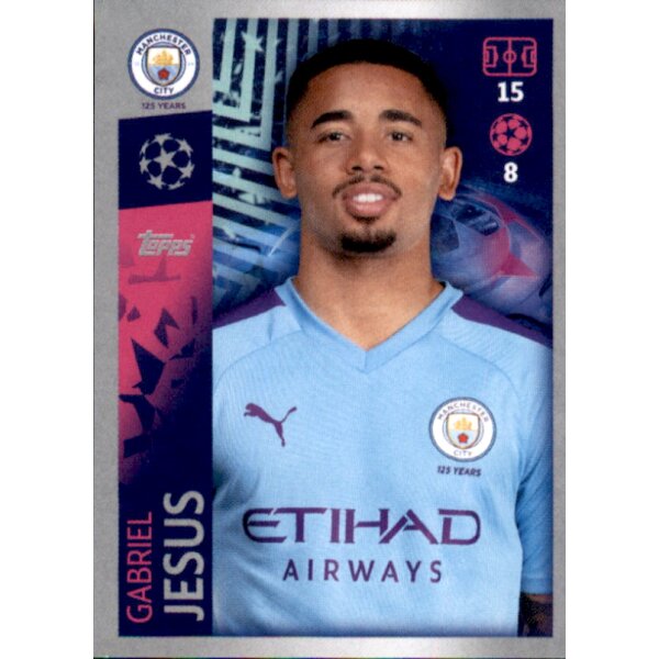 Sticker 345 - Gabriel Jesus - Manchester City