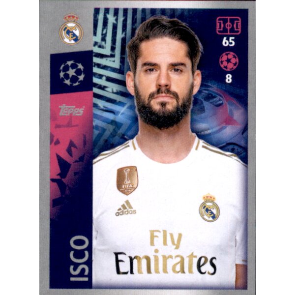 Sticker 395 - Isco - Real Madrid