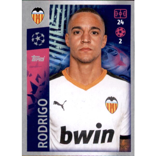 Sticker 478 - Rodrigo - FC Valencia