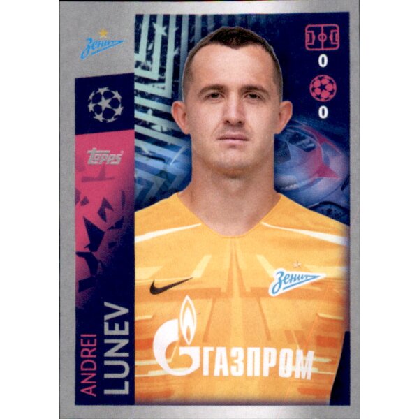 Sticker 482 - Andrei Lunev - FC Zenit St. Petersburg