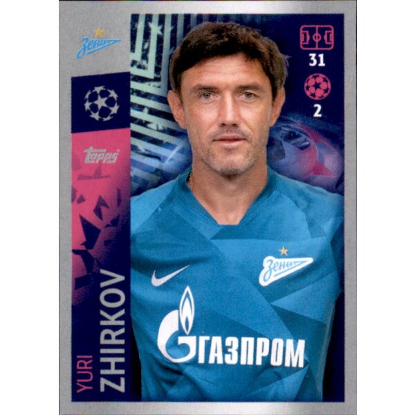 Sticker 487 - Yuri Zhirkov - FC Zenit St. Petersburg