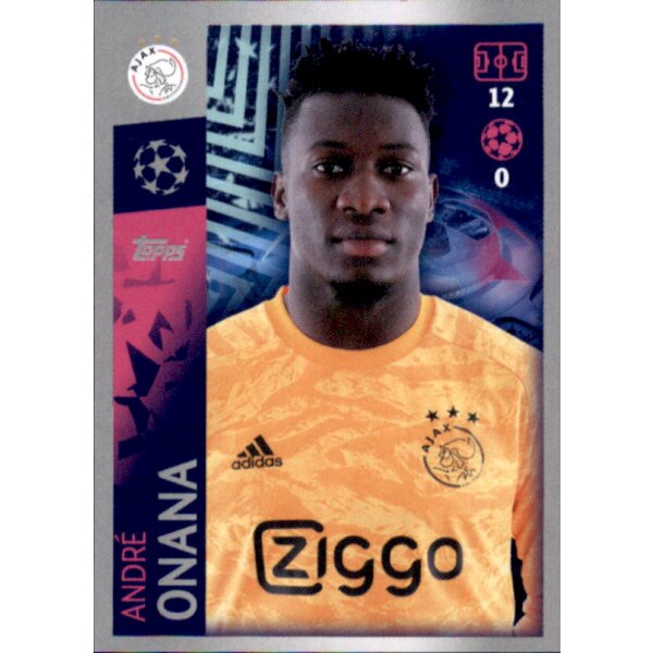 Sticker 499 - Andre Onana - Ajax Amsterdam