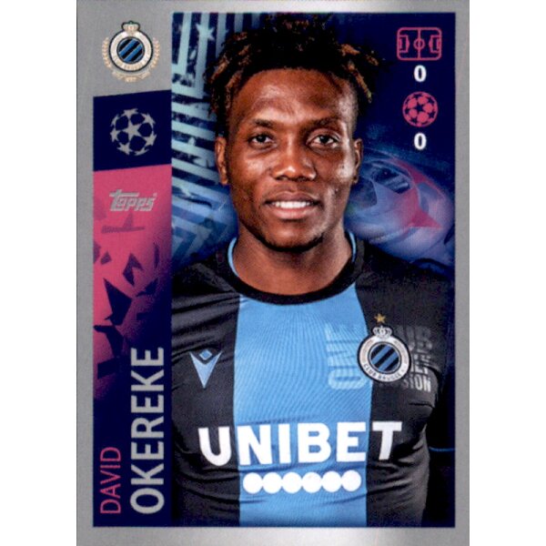 Sticker 527 - David Okereke - Club Brugge KV