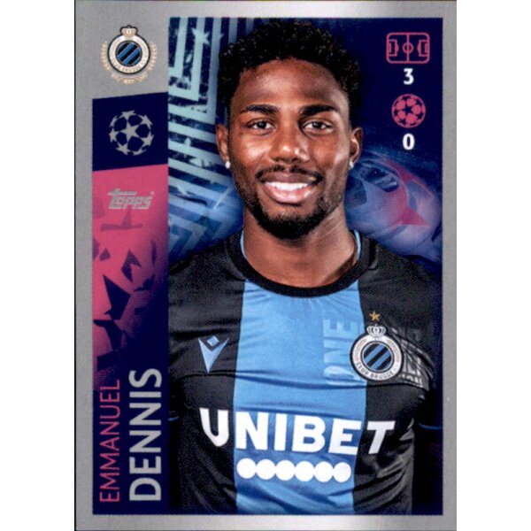 Sticker 529 - Emmanuel Dennis - Club Brugge KV