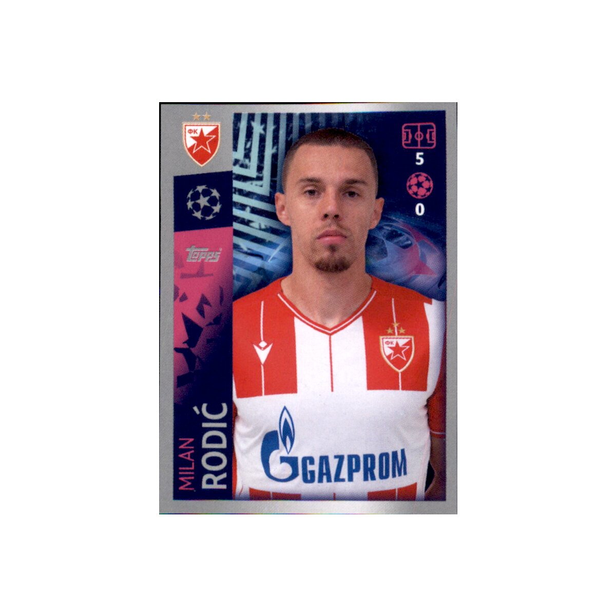 Sticker 535 Marko Gobeljic Fk Roter Stern Belgrad 0 39