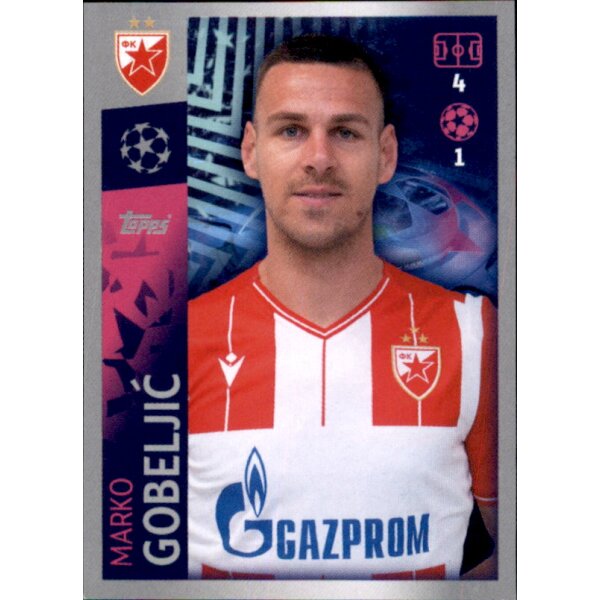 Sticker 536 - Marko Gobeljic - FK Roter Stern Belgrad